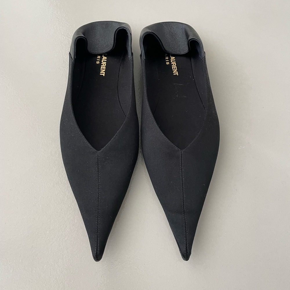 Saint Laurent Carolyn Flat Slipper Size 37